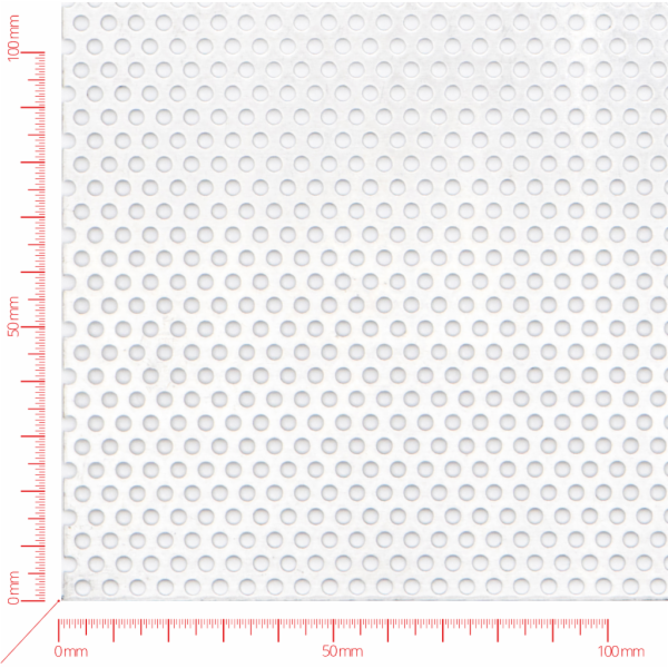 Lochblech, Rundlöcher versetzt, Loch 3mm, Abstand 5mm Lochblech, Rundlöcher versetzt, Loch 3mm, Abstand 5mm