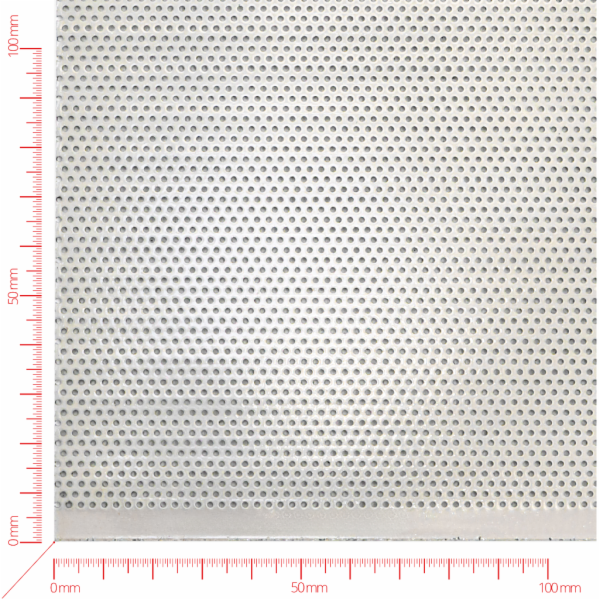 Lochblech, Rundlöcher versetzt, Loch 1,25mm, Abstand 2,5mm Lochblech, Rundlöcher versetzt, Loch 1,25mm, Abstand 2,5mm