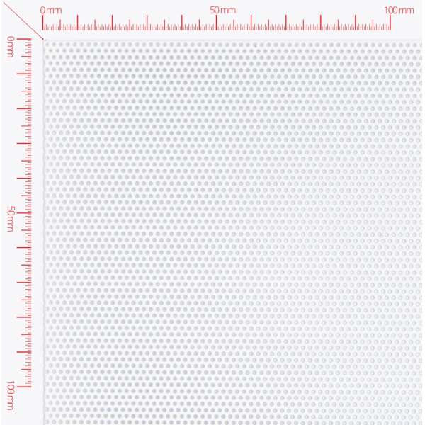 Lochblech, Rundlöcher versetzt, Loch 1mm, Abstand 2mm Lochblech, Rundlöcher versetzt, Loch 1mm, Abstand 2mm