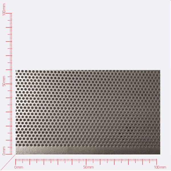 Lochblech, Rundlöcher versetzt, Loch 1,25mm, Abstand 2,3mm Lochblech, Rundlöcher versetzt, Loch 1,25mm, Abstand 2,3mm