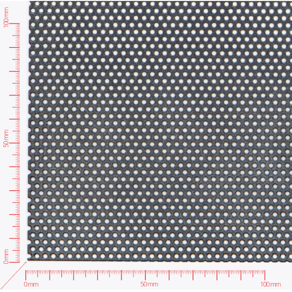 Lochblech, Rundlöcher versetzt, Loch 2mm, Abstand 3,5mm Lochblech, Rundlöcher versetzt, Loch 2mm, Abstand 3,5mm