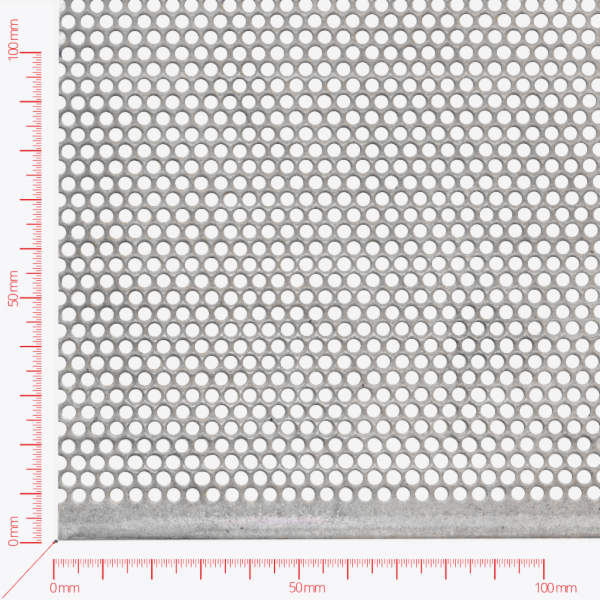 Lochblech, Rundlöcher versetzt, Loch 3mm, Abstand 5mm Lochblech, Rundlöcher versetzt, Loch 3mm, Abstand 5mm