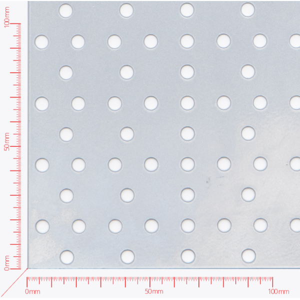 Lochblech, Euro-Locher, Loch 5,5mm, Abstand 25mm Lochblech, Euro-Locher, Loch 5,5mm, Abstand 25mm