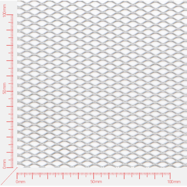 Streckmetall, Masche rautenlöcher, Länge 10mm, Breite 5mm, Brücke 1mm Streckmetall, Masche rautenlöcher, Länge 10mm, Breite 5mm, Brücke 1mm