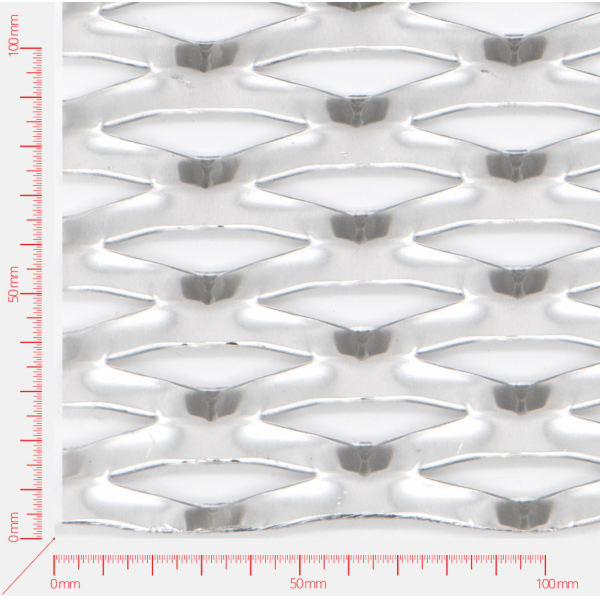 CHALLENGE Streckmetall, Masche rautenlöcher, Länge 62,5mm, Breite 25mm, Brücke 9,1mm CHALLENGE Streckmetall, Masche rautenlöcher, Länge 62,5mm, Breite 25mm, Brücke 9,1mm