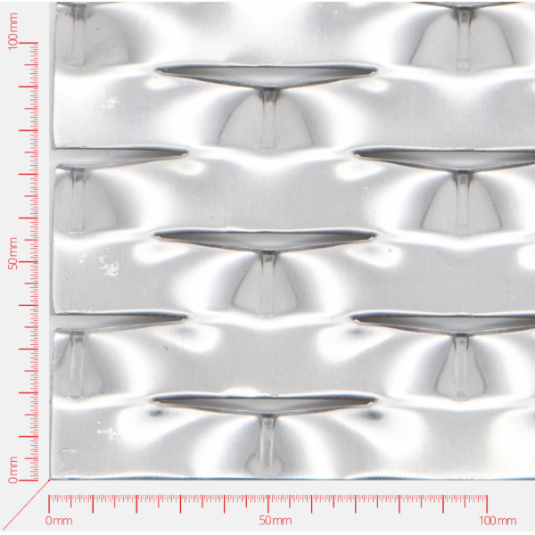 ENERGY Streckmetall, Masche rautenlöcher, Länge 90mm, Breite 38mm, Brücke 18mm ENERGY Streckmetall, Masche rautenlöcher, Länge 90mm, Breite 38mm, Brücke 18mm