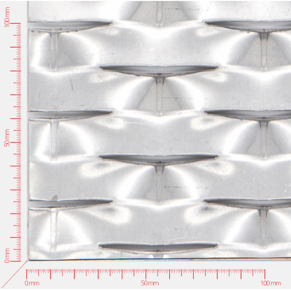 ENERGY Streckmetall, Masche rautenlöcher, Länge 90mm, Breite 38mm, Brücke 18mm ENERGY Streckmetall, Masche rautenlöcher, Länge 90mm, Breite 38mm, Brücke 18mm