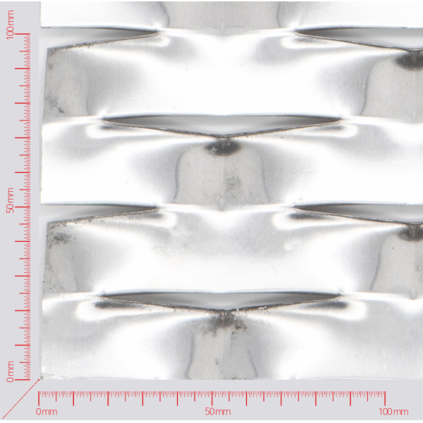 PATIENCE Streckmetall, Masche rautenlöcher, Länge 110mm, Breite 52mm, Brücke 24mm PATIENCE Streckmetall, Masche rautenlöcher, Länge 110mm, Breite 52mm, Brücke 24mm