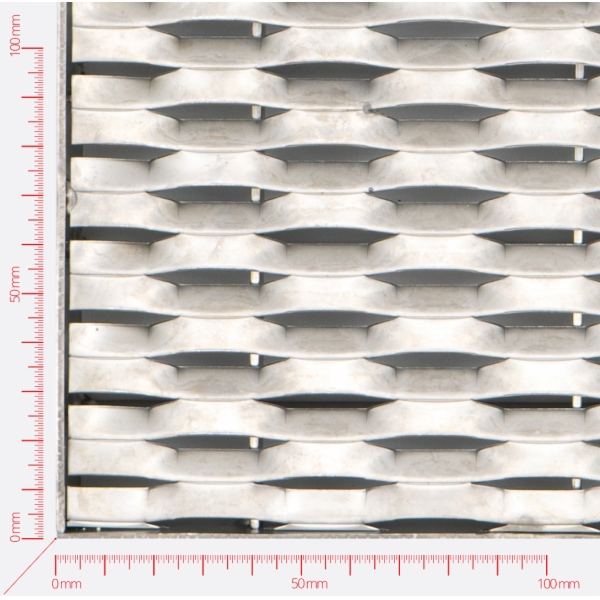 Streckmetall, Masche sechskant, Länge 45mm, Breite 13,4mm, Brücke 5mm Streckmetall, Masche sechskant, Länge 45mm, Breite 13,4mm, Brücke 5mm