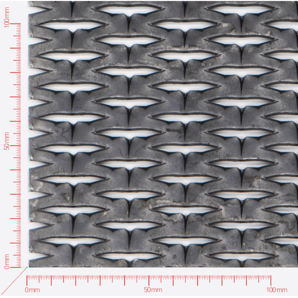 SAFE Streckmetall, Masche sechskant, Länge 47mm, Breite 14mm, Brücke 5mm SAFE Streckmetall, Masche sechskant, Länge 47mm, Breite 14mm, Brücke 5mm