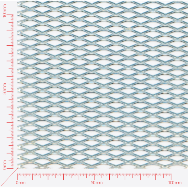 Streckmetall, Masche rautenlöcher, Länge 16mm, Breite 6mm, Brücke 1,6mm Streckmetall, Masche rautenlöcher, Länge 16mm, Breite 6mm, Brücke 1,6mm