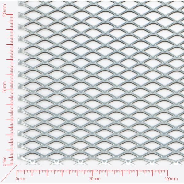 Streckmetall, Masche rautenlöcher, Länge 16mm, Breite 8mm, Brücke 1,6mm Streckmetall, Masche rautenlöcher, Länge 16mm, Breite 8mm, Brücke 1,6mm
