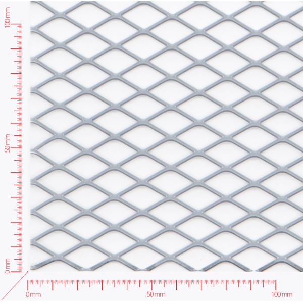 Streckmetall, Masche rautenlöcher, Länge 22mm, Breite 12mm, Brücke 1,6mm Streckmetall, Masche rautenlöcher, Länge 22mm, Breite 12mm, Brücke 1,6mm