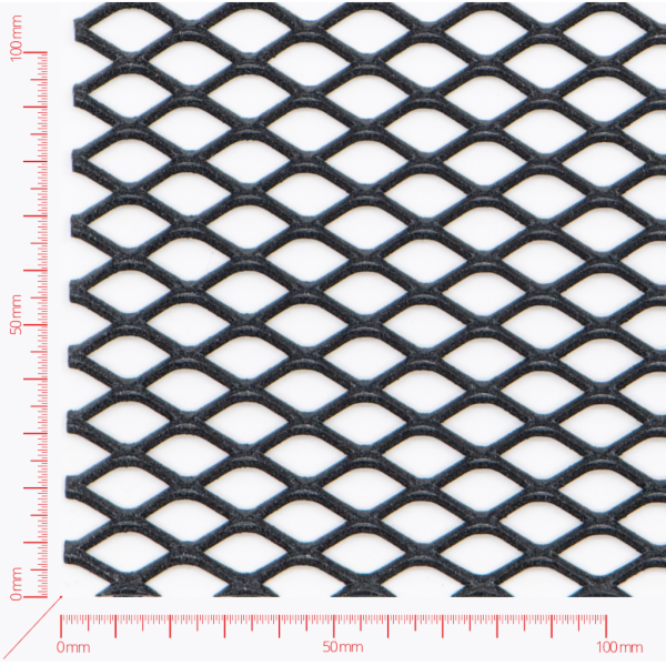 Streckmetall, Masche rautenlöcher, Länge 22mm, Breite 12mm, Brücke 2mm Streckmetall, Masche rautenlöcher, Länge 22mm, Breite 12mm, Brücke 2mm
