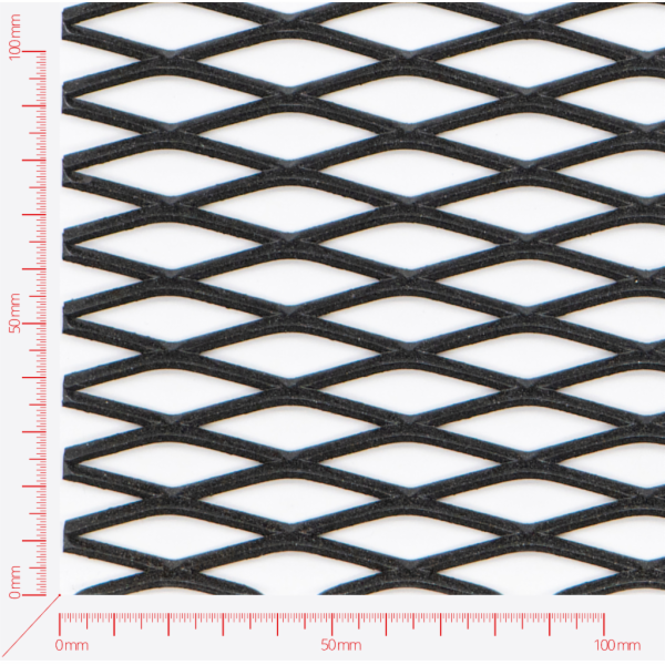 Streckmetall, Masche rautenlöcher, Länge 43mm, Breite 13mm, Brücke 3mm Streckmetall, Masche rautenlöcher, Länge 43mm, Breite 13mm, Brücke 3mm