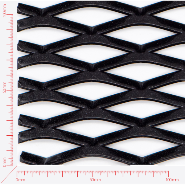 Streckmetall, Masche rautenlöcher, Länge 62mm, Breite 23mm, Brücke 7mm Streckmetall, Masche rautenlöcher, Länge 62mm, Breite 23mm, Brücke 7mm