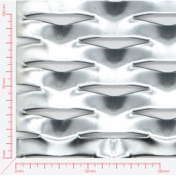 SPEED Streckmetall, Masche rautenlöcher, Länge 76mm, Breite 33mm, Brücke 14mm SPEED Streckmetall, Masche rautenlöcher, Länge 76mm, Breite 33mm, Brücke 14mm