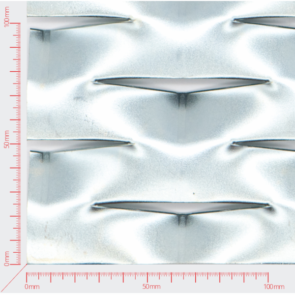 RELAX Streckmetall, Masche rautenlöcher, Länge 115mm, Breite 52mm, Brücke 24mm RELAX Streckmetall, Masche rautenlöcher, Länge 115mm, Breite 52mm, Brücke 24mm