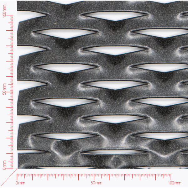 AIRFIELD Streckmetall, Masche rautenlöcher, Länge 62,5mm, Breite 22mm, Brücke 9mm AIRFIELD Streckmetall, Masche rautenlöcher, Länge 62,5mm, Breite 22mm, Brücke 9mm