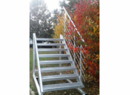 Treppenset - Höhe 1,6m (8 St. Stufen 1000 x 270mm)
